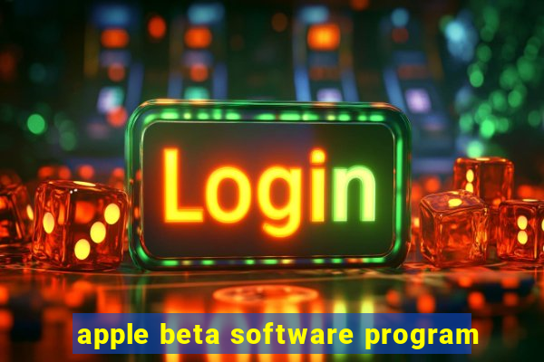 apple beta software program